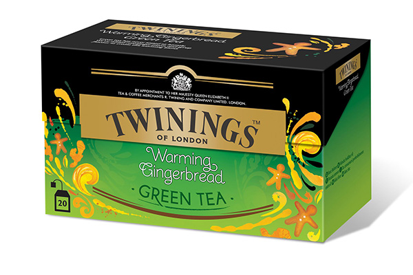 Warming Gingerbread Green Tea 20x2g